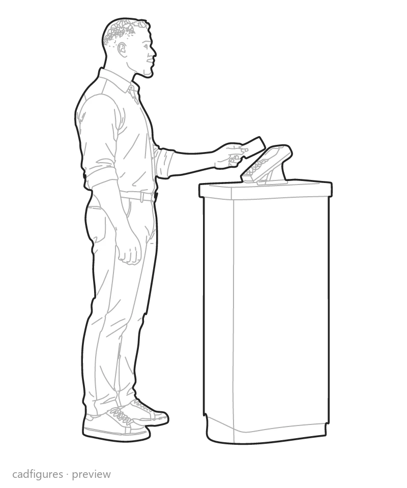 Vista previa: Cliente pagando con tarjeta