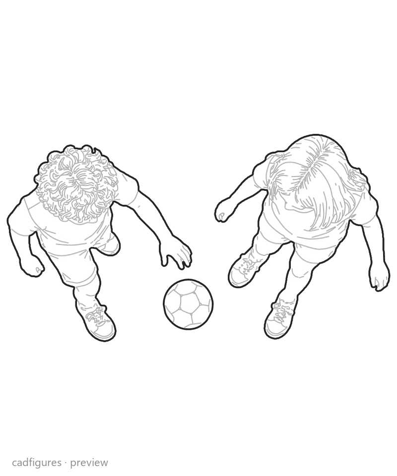 Vista previa: Niños jugando con una pelota