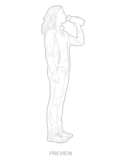 Preview: Drinking from a bottle