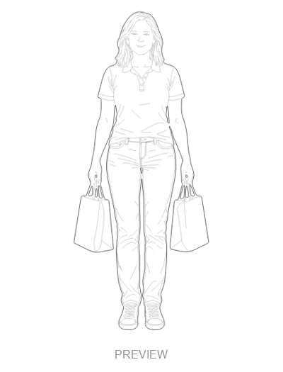 Preview: Carrying shopping bags