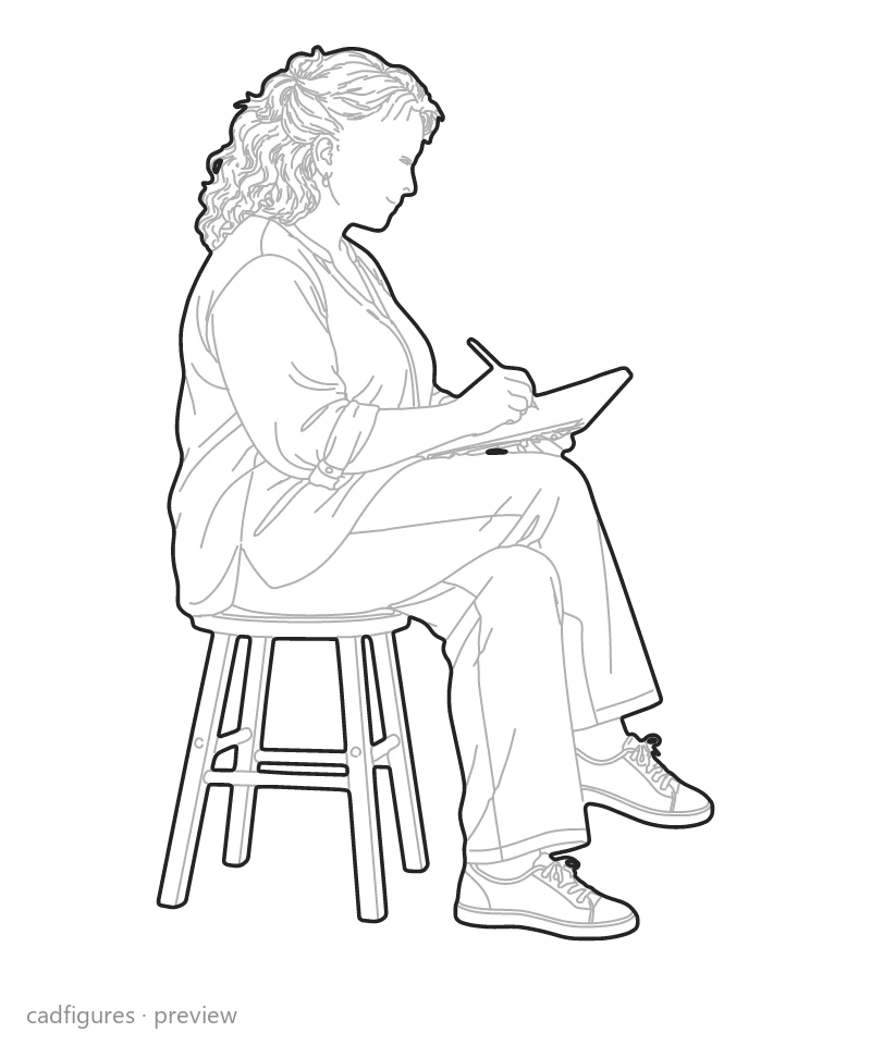 Vista previa: Dibujar en un cuaderno