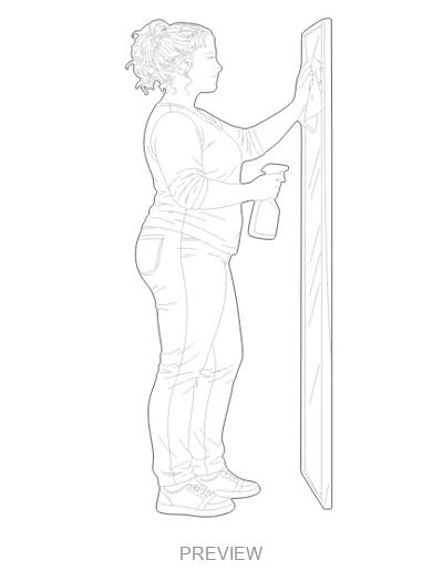 Preview: Cleaning a window