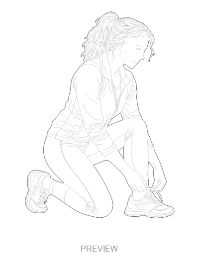 Preview: Tying a shoelace