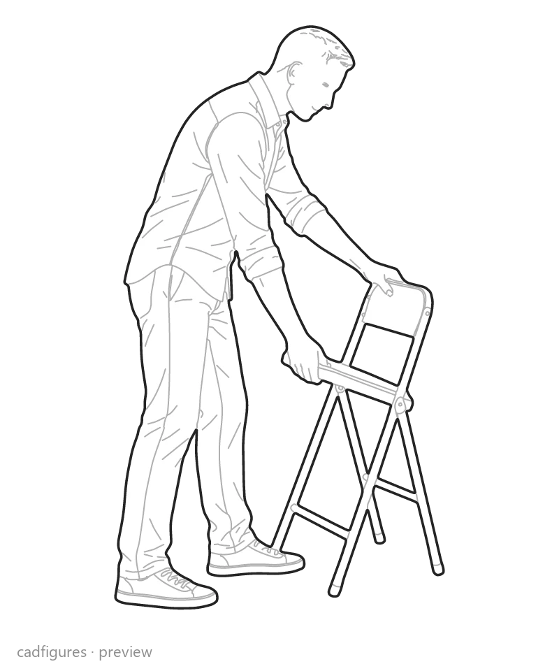 Vista previa: Desplegar una silla