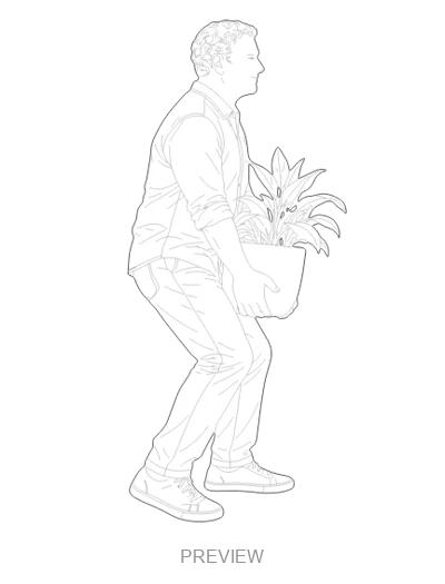 Preview: Moving a plant pot