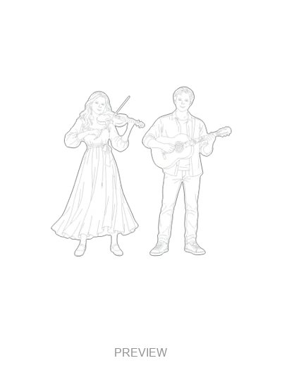 Preview: Two musicians playing
