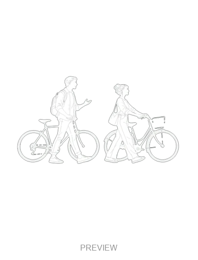 Preview: Friends with bicycles