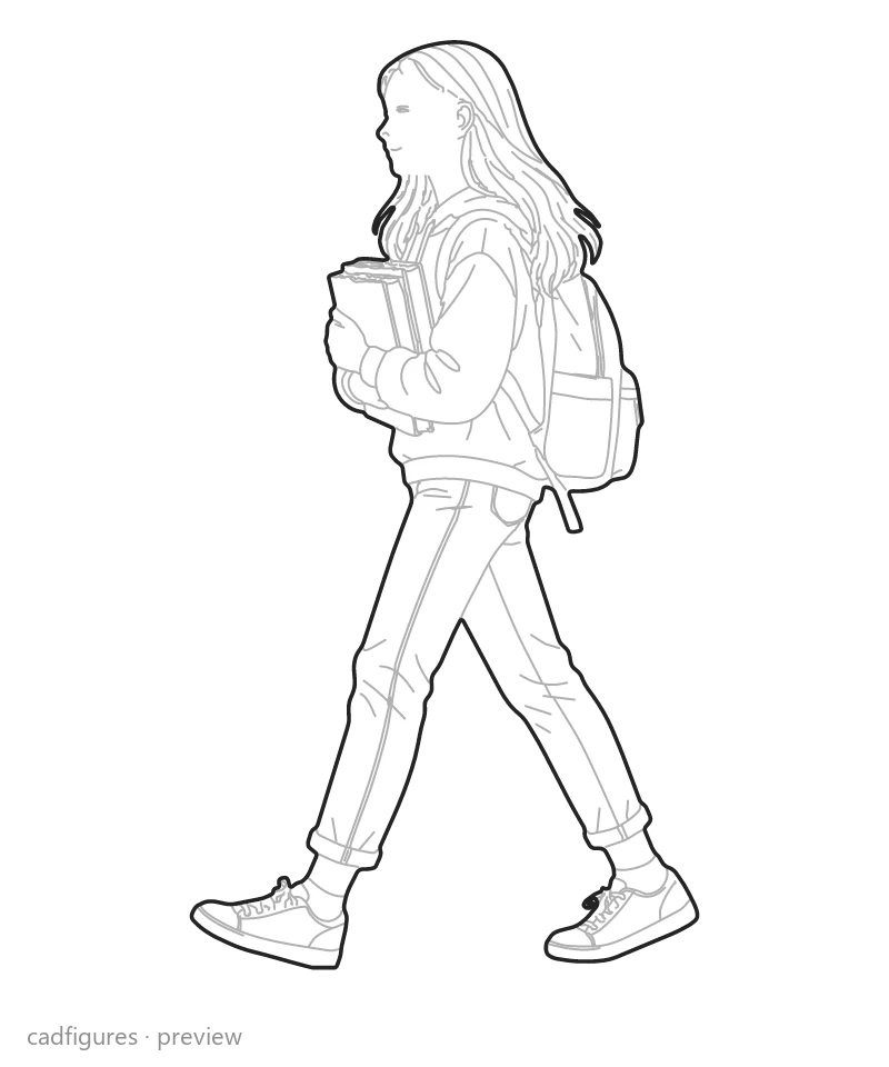 Vista previa: Caminar con libros