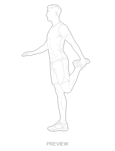 Preview: Quadriceps stretch
