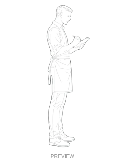 Preview: Waiter taking an order