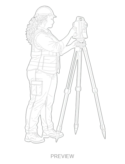 Preview: Surveyor measuring