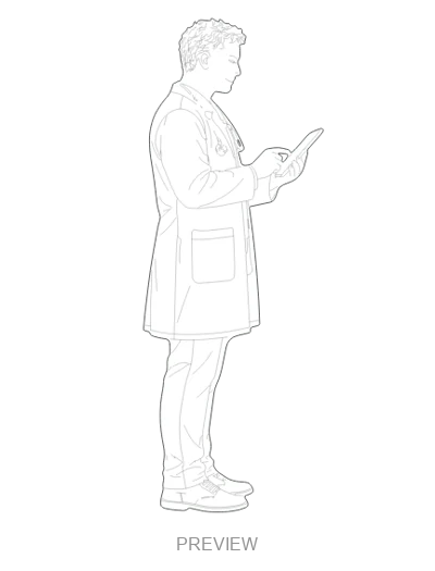Preview: Doctor checking notes