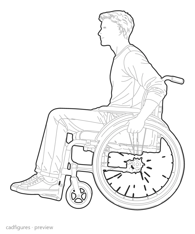 Vista previa: Silla manual paseo