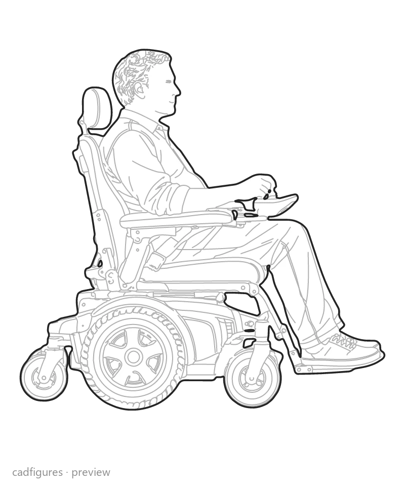 Vista previa: Silla eléctrica en marcha