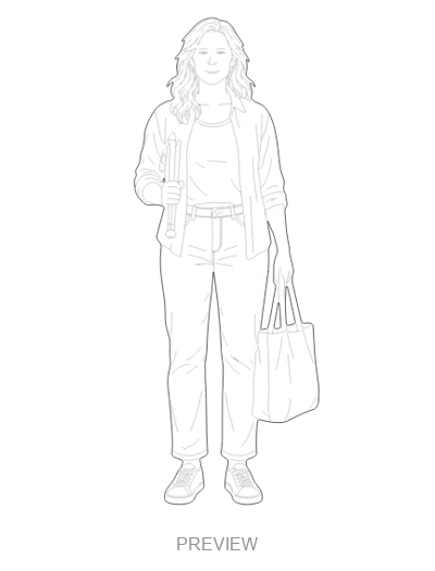 Preview: Waiting with a white cane